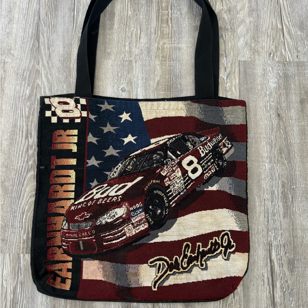 NASCAR Dale Earnhardt Jr. tote bag #NASCAR #DaleEarnhardtJr